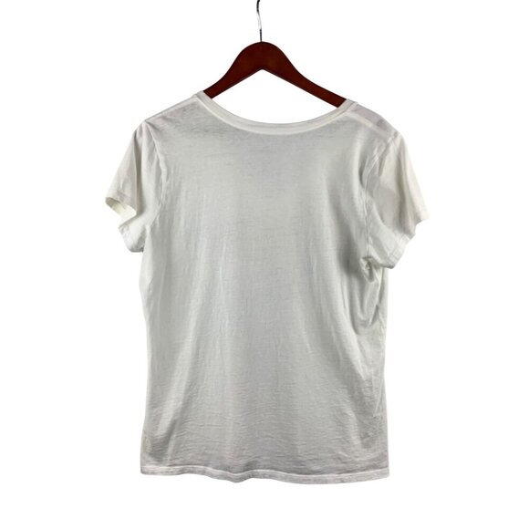 Old Navy X-Large Butterfly Graphic Tee Shirt Womens 100% Cotton Short Sleeve V-N - Picture 2 of 6